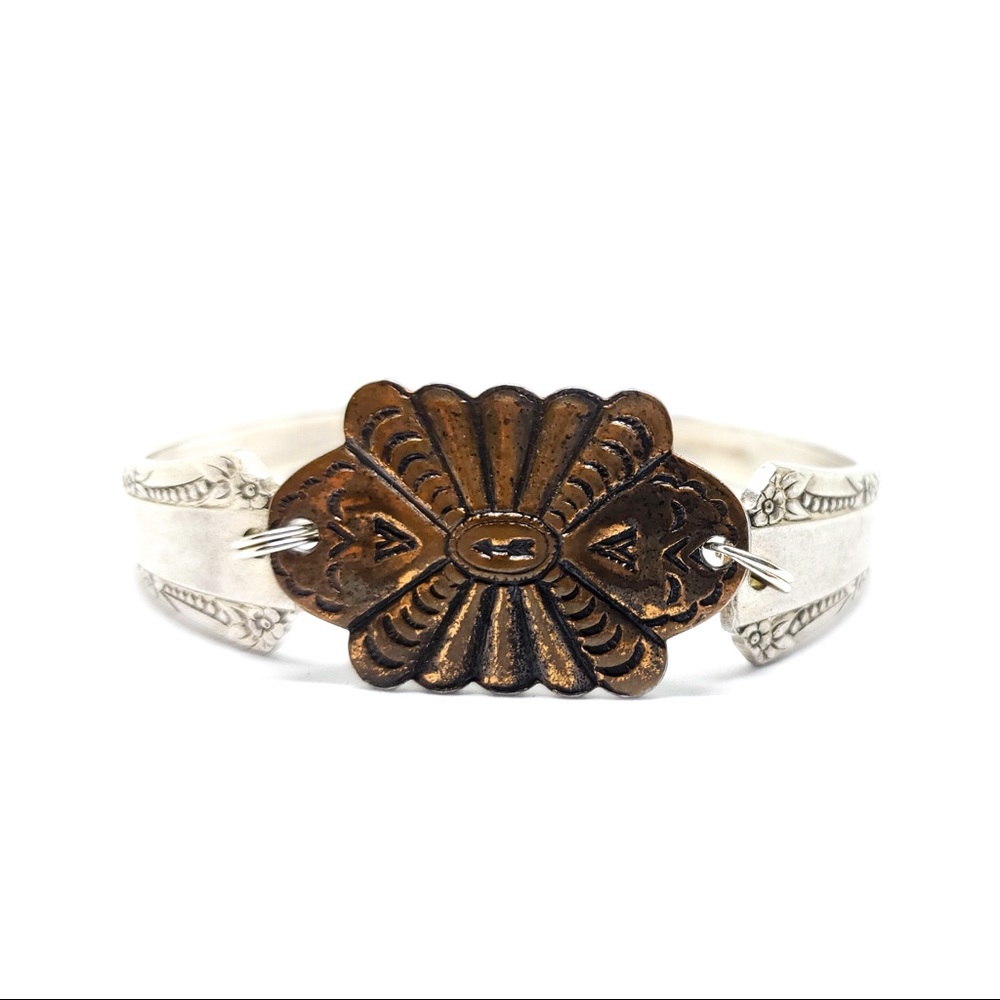Heirloom Copper Connector Bracelet